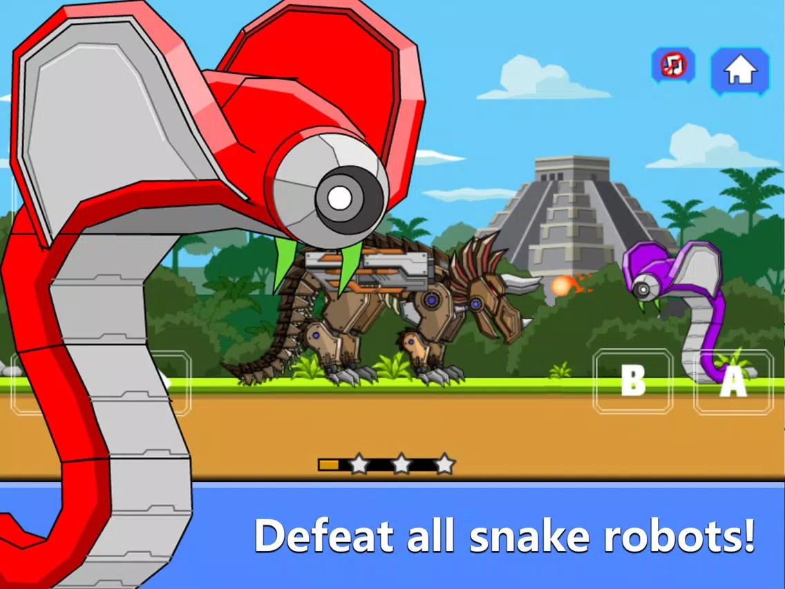 Triceratops Dinosaur Fossil Robot Age iPad  Screenshots