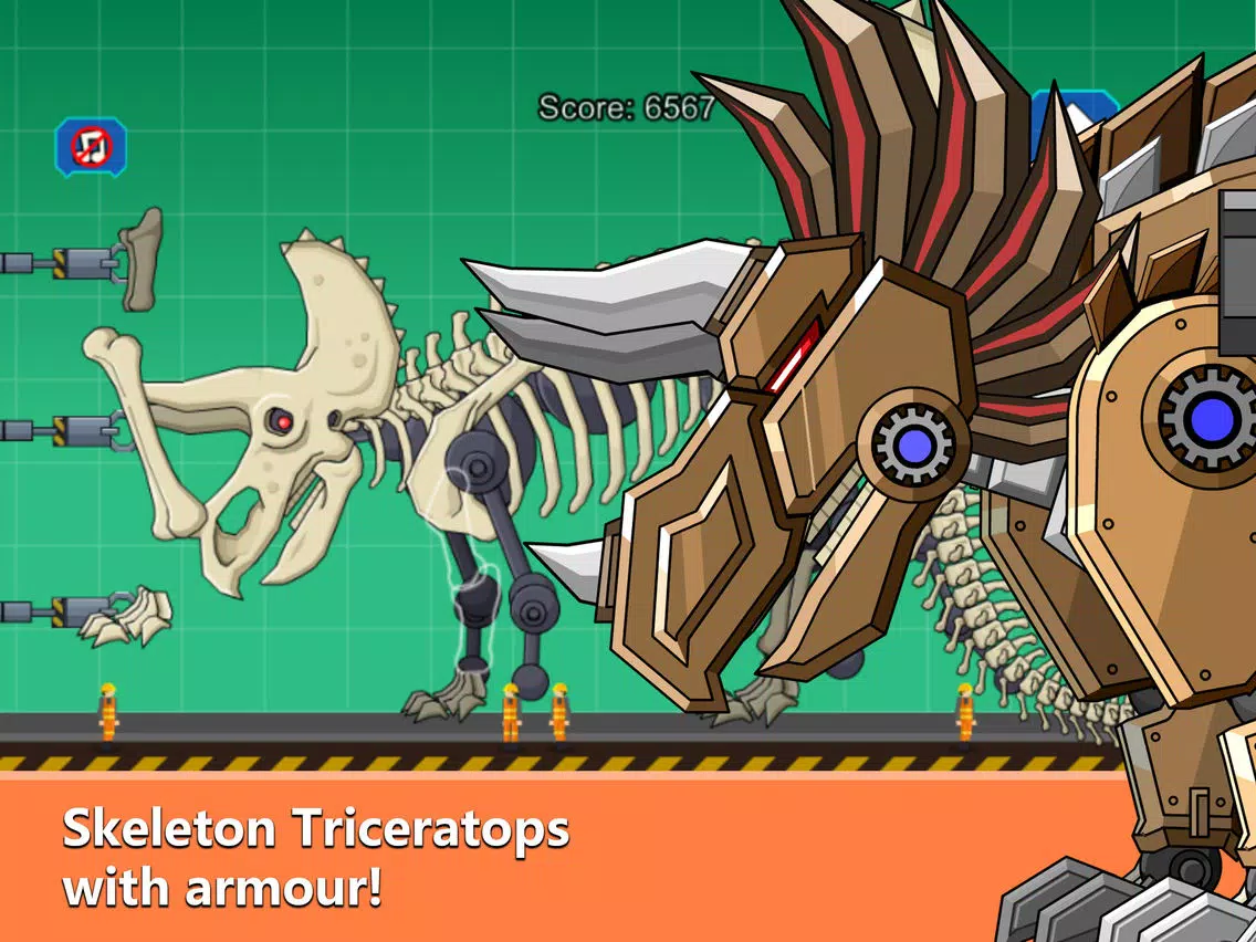 Triceratops Dinosaur Fossil Robot Age iPad  Screenshots