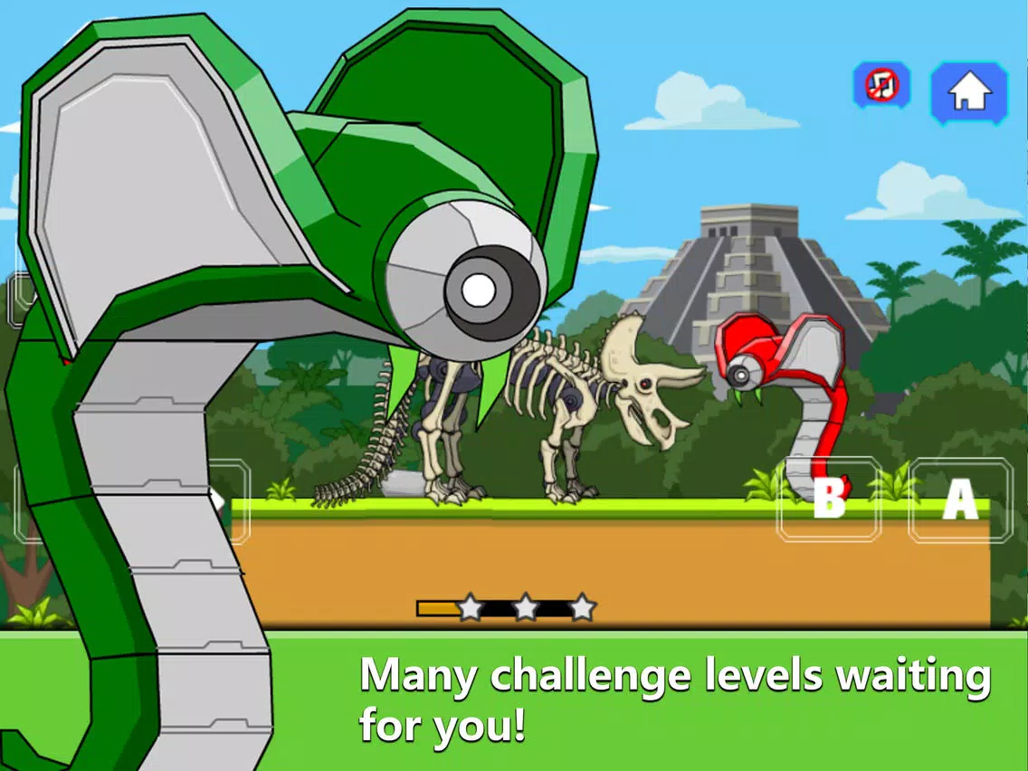 Triceratops Dinosaur Fossil Robot Age iPad  Screenshots