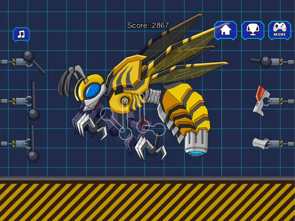Toy Jurassic Robot Bee iPad  स्क्रीनशॉट
