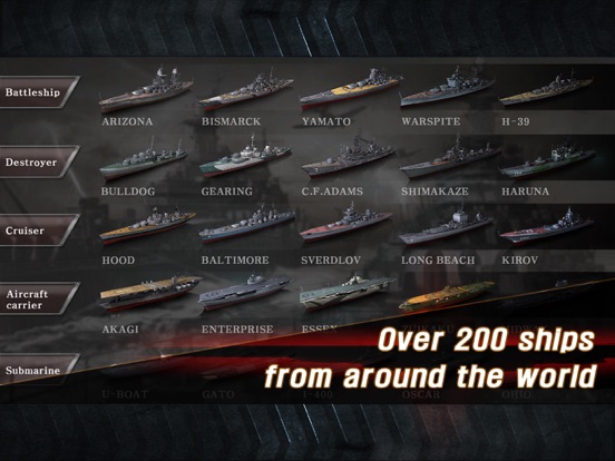 WARSHIP BATTLE:3D World War II iPad  Ekran Görüntüleri