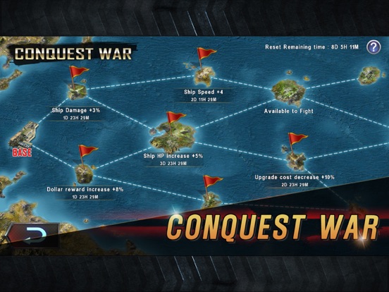 WARSHIP BATTLE:3D World War II iPad  Ekran Görüntüleri