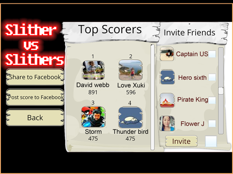 Slither vs Slithers iPad  Screenshots
