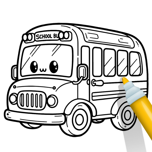 Bus Coloring Game