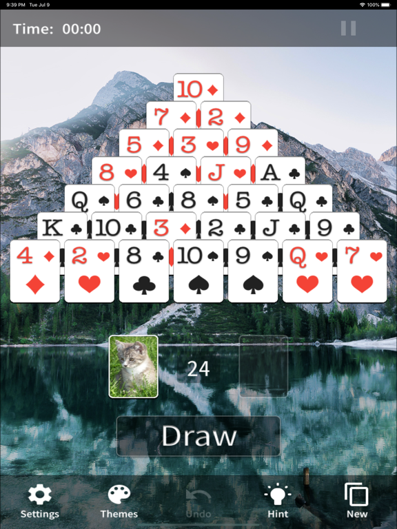 Pyramid Solitaire(Card Game) iPad Screenshots