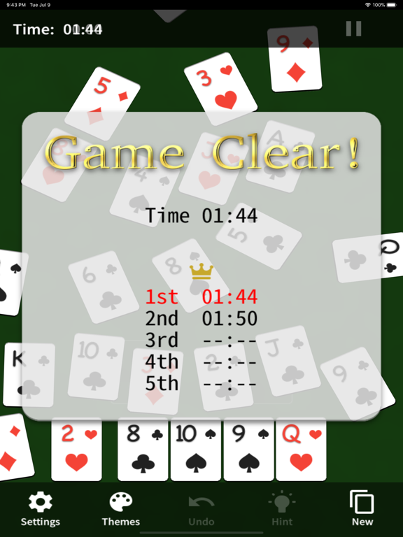 Pyramid Solitaire(Card Game) iPad Screenshots