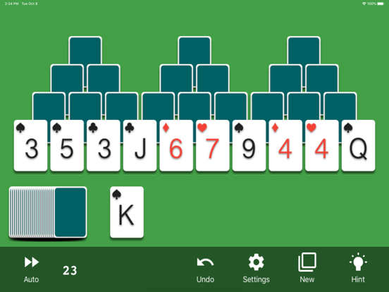 Tripeaks Solitaire(Card Game) iPad Screenshots