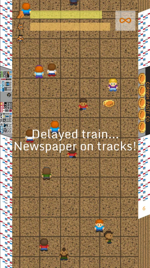 Capturas de tela do Clapham Junction: Subway Rush