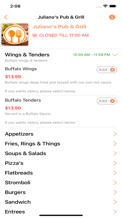 Juliano's Pub & Grill स्क्रीनशॉट