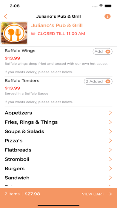 Juliano's Pub & Grill स्क्रीनशॉट