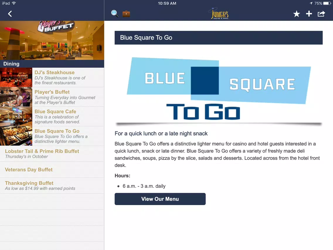 Jumer’s Casino & Hotel iPad Screenshots