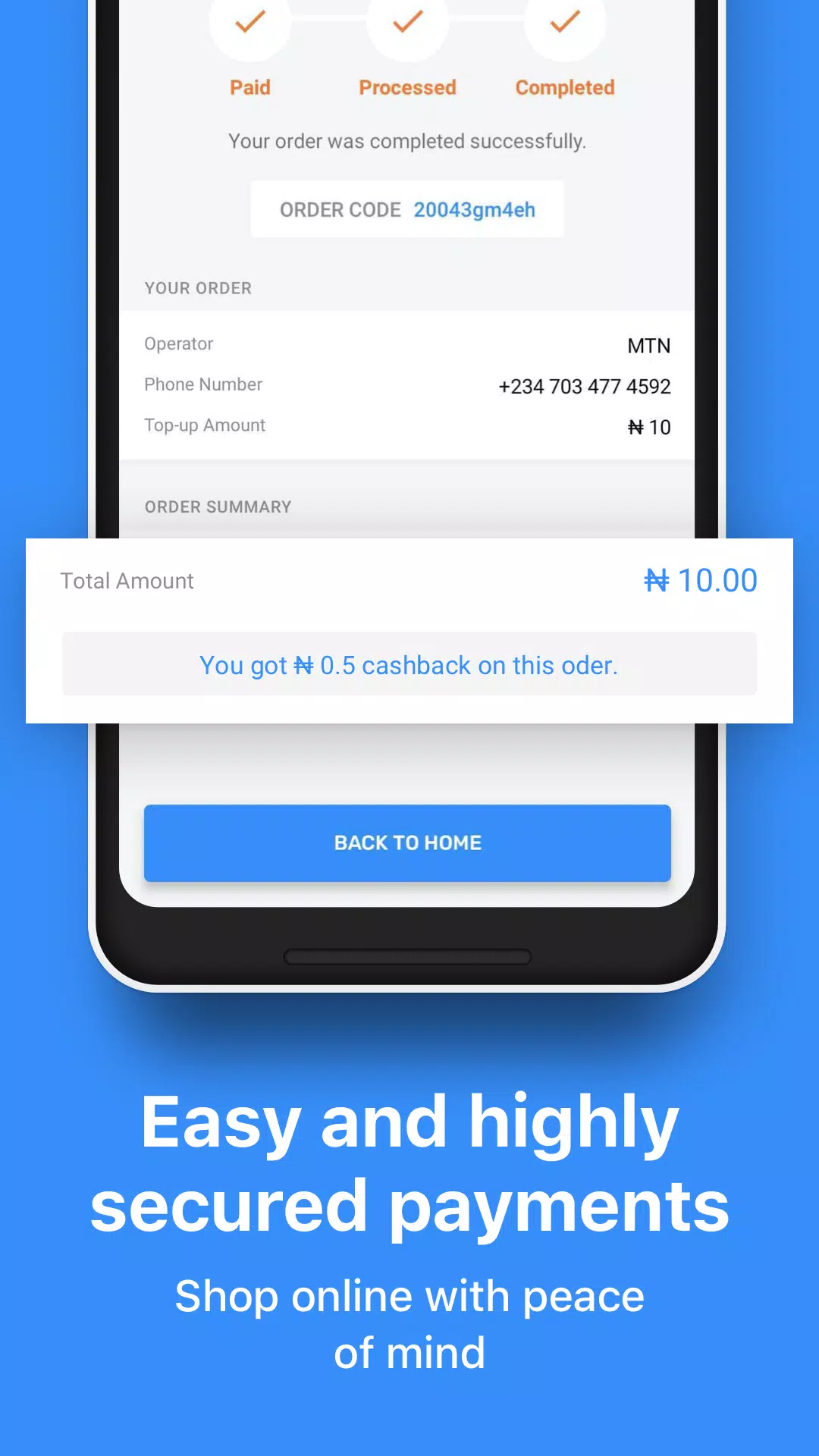 JumiaPay Screenshots