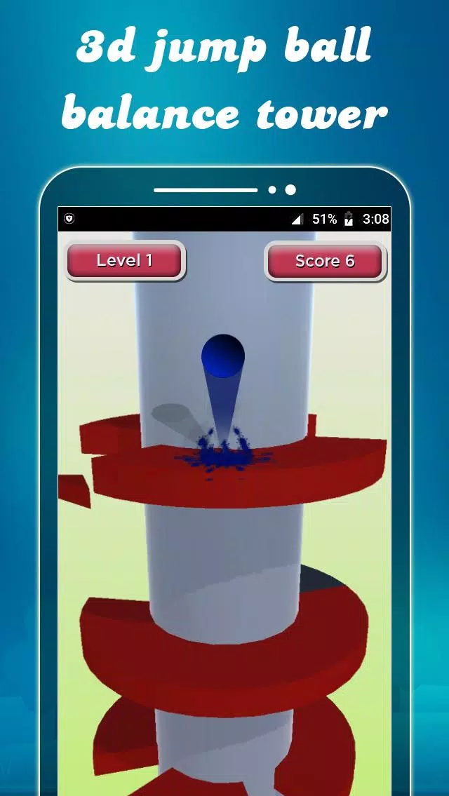 3d Helix Jump Ball – Tower Balance Game Screenshots