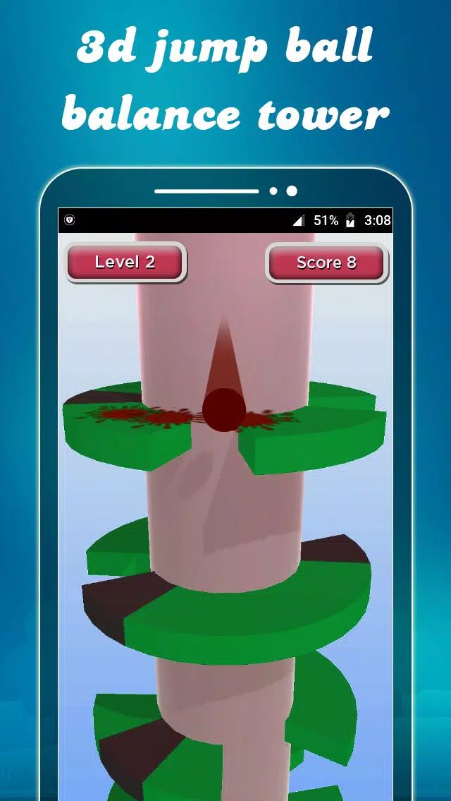3d Helix Jump Ball – Tower Balance Game Screenshots