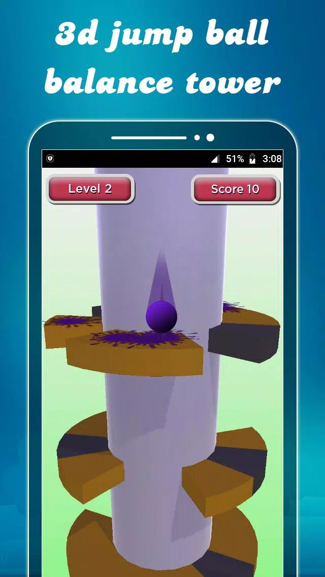 3d Helix Jump Ball – Tower Balance Game Screenshots