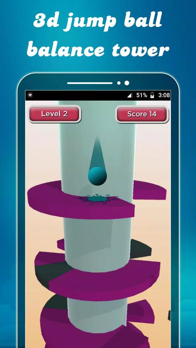 3d Helix Jump Ball – Tower Balance Game Screenshots