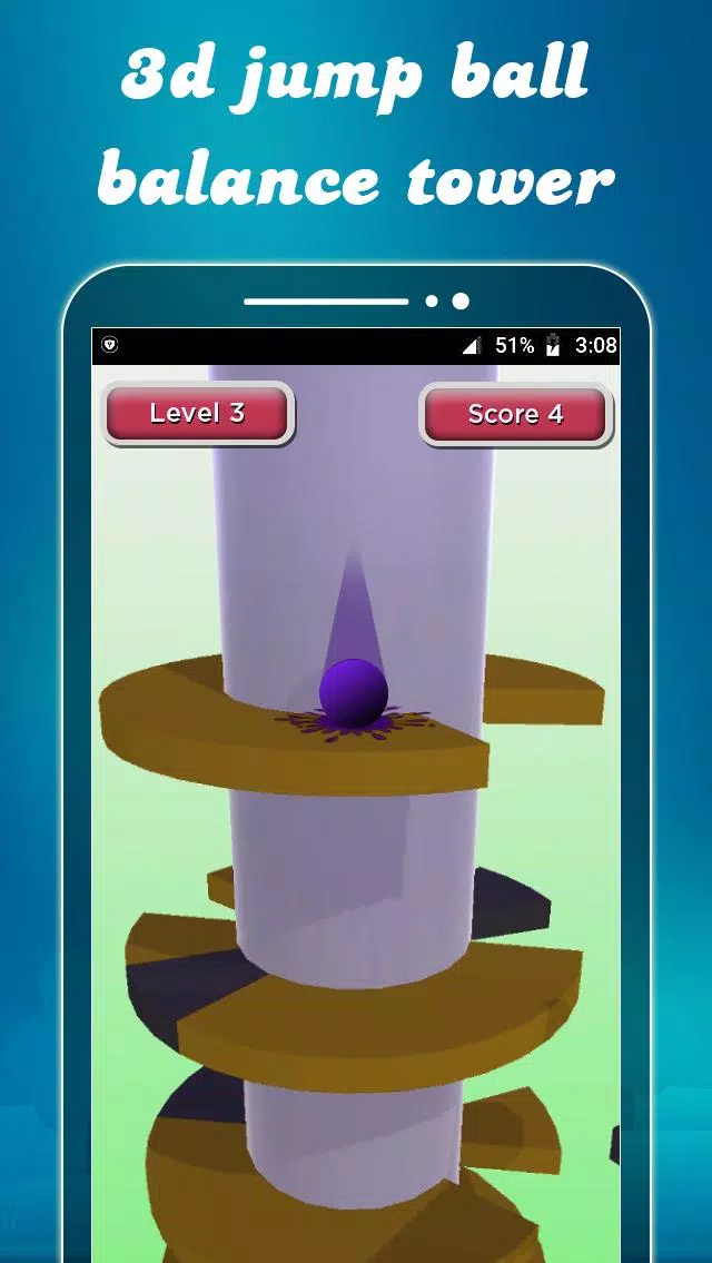 3d Helix Jump Ball – Tower Balance Game Screenshots