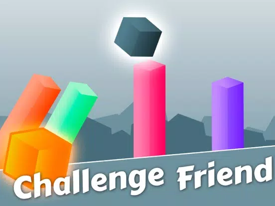 Mr Cube Dashed Jumps - Jumping on Pillar Games iPad  سکرین شاٹس