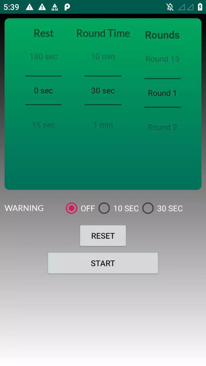 Simple Boxing Timer Screenshots