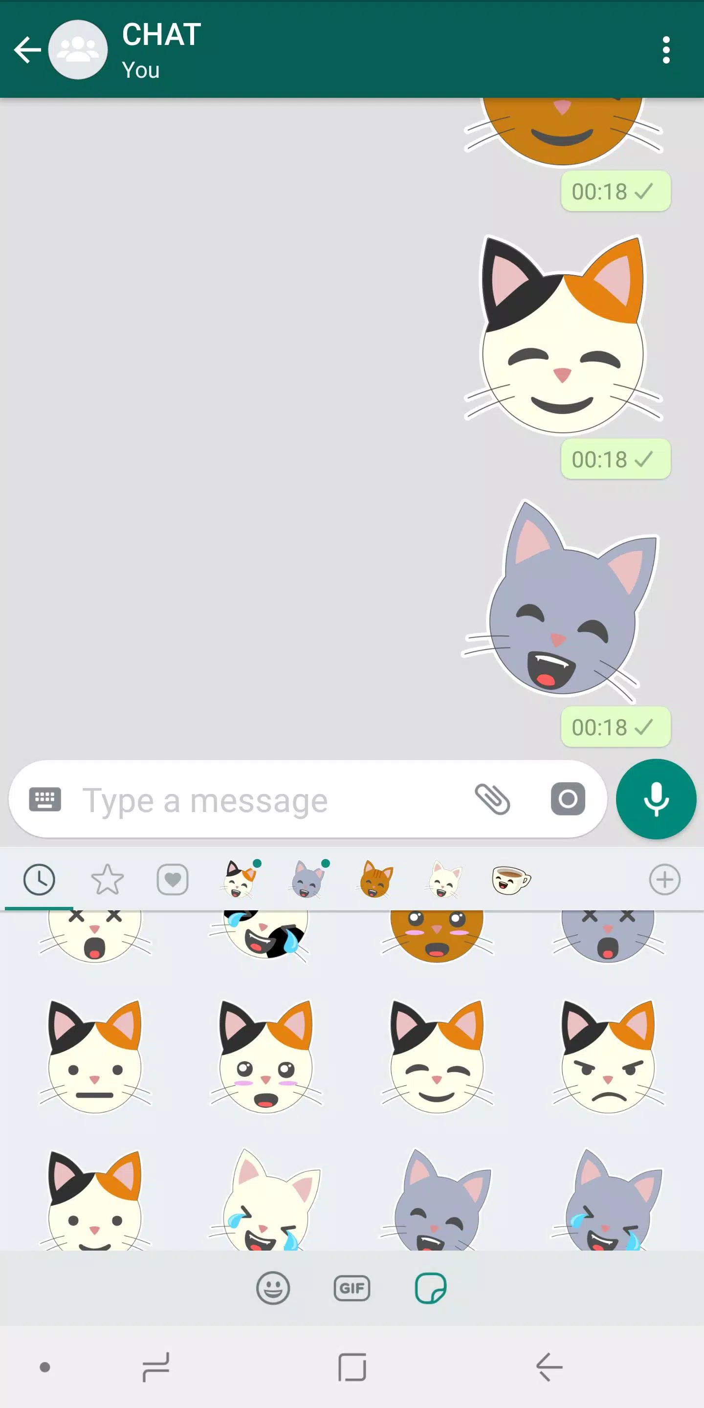 Cat Stickers WAStickerApps Screenshots