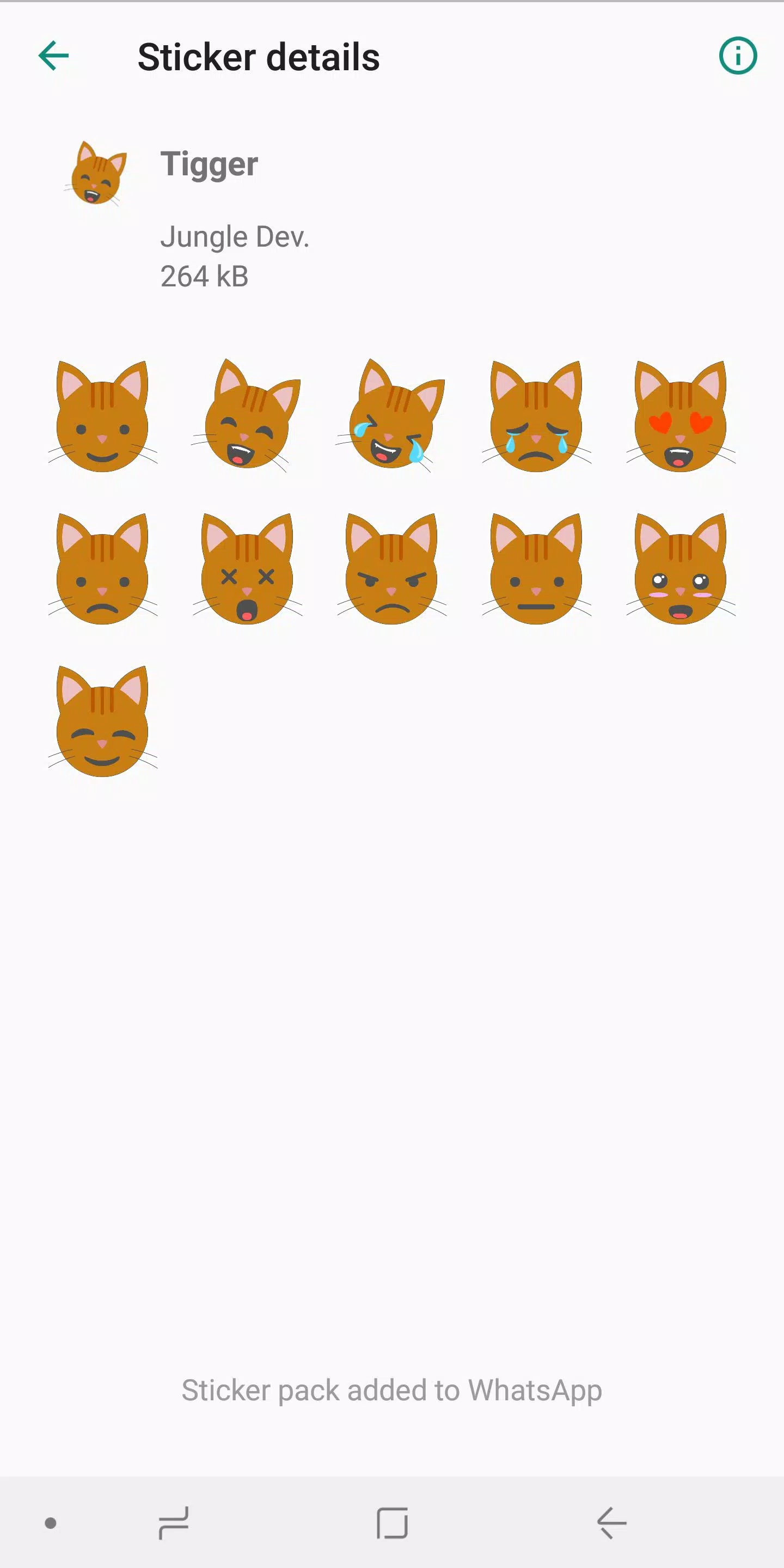Cat Stickers WAStickerApps Screenshots