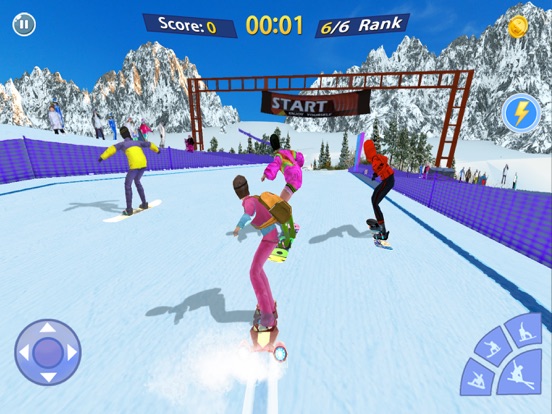 ภาพหน้าจอของ Snowboard Master 3D iPad 