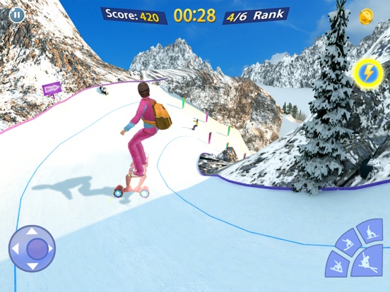 ภาพหน้าจอของ Snowboard Master 3D iPad 