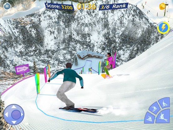 ภาพหน้าจอของ Snowboard Master 3D iPad 