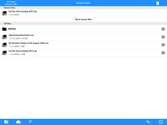 Manga Viewer - CBZ(CBR) Reader iPad Screenshots