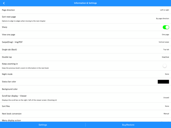Manga Viewer - CBZ(CBR) Reader iPad Screenshots