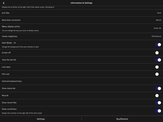 Manga Viewer - CBZ(CBR) Reader iPad Screenshots