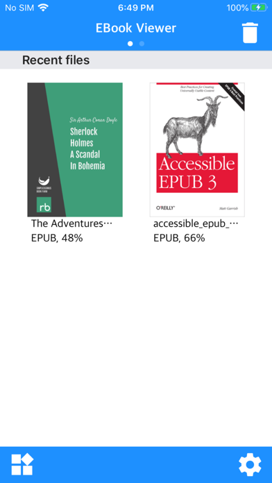 EBook Viewer - ePub Novel File Screenshots