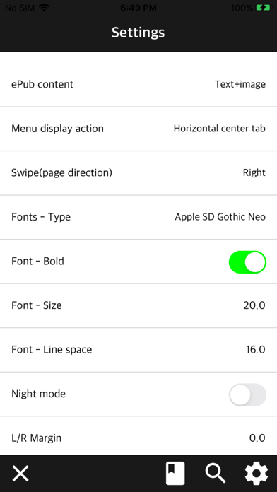 EBook Viewer - ePub Novel File Screenshots