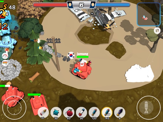 Tangkapan layar Mini Tank- Hit,Shoot,Action iPad 