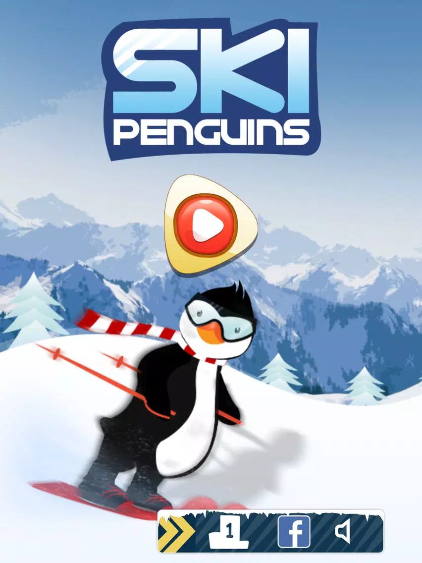 Penguin Ski - frozen penguin iPad Screenshots