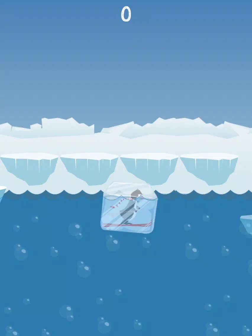 Penguin Ski - frozen penguin iPad Screenshots