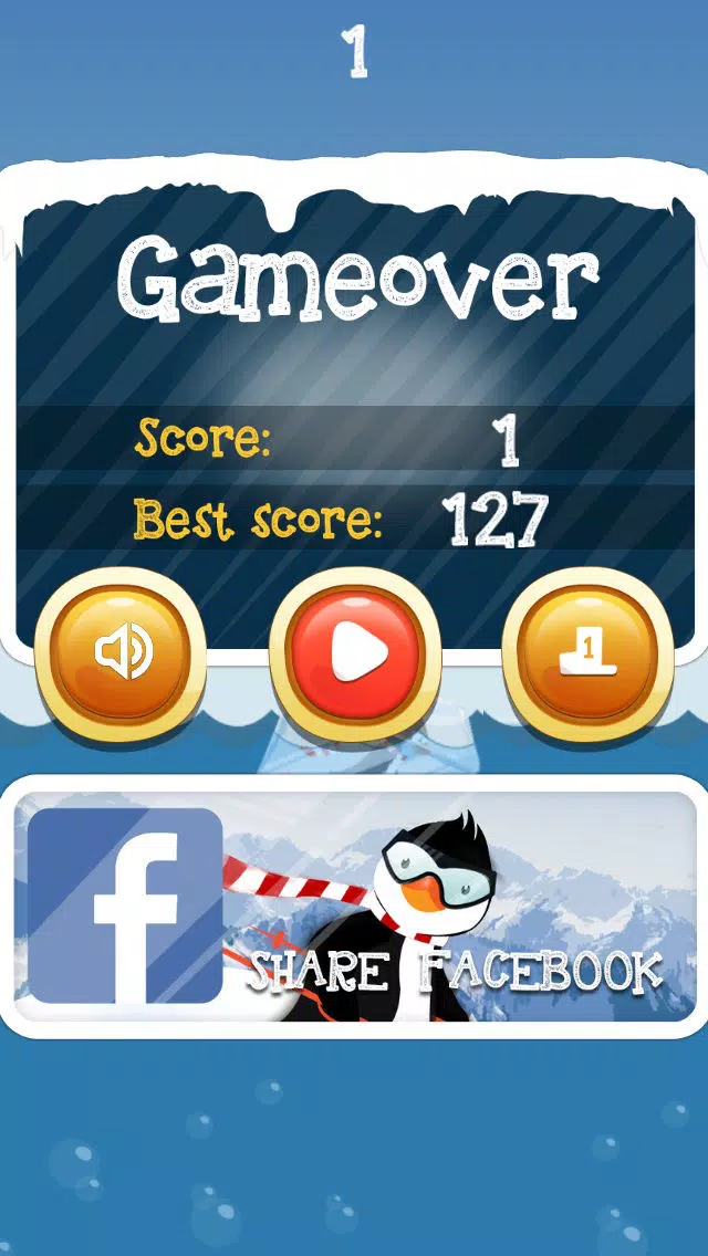 Penguin Ski - frozen penguin Screenshots