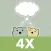 Dassies 4X Stickers