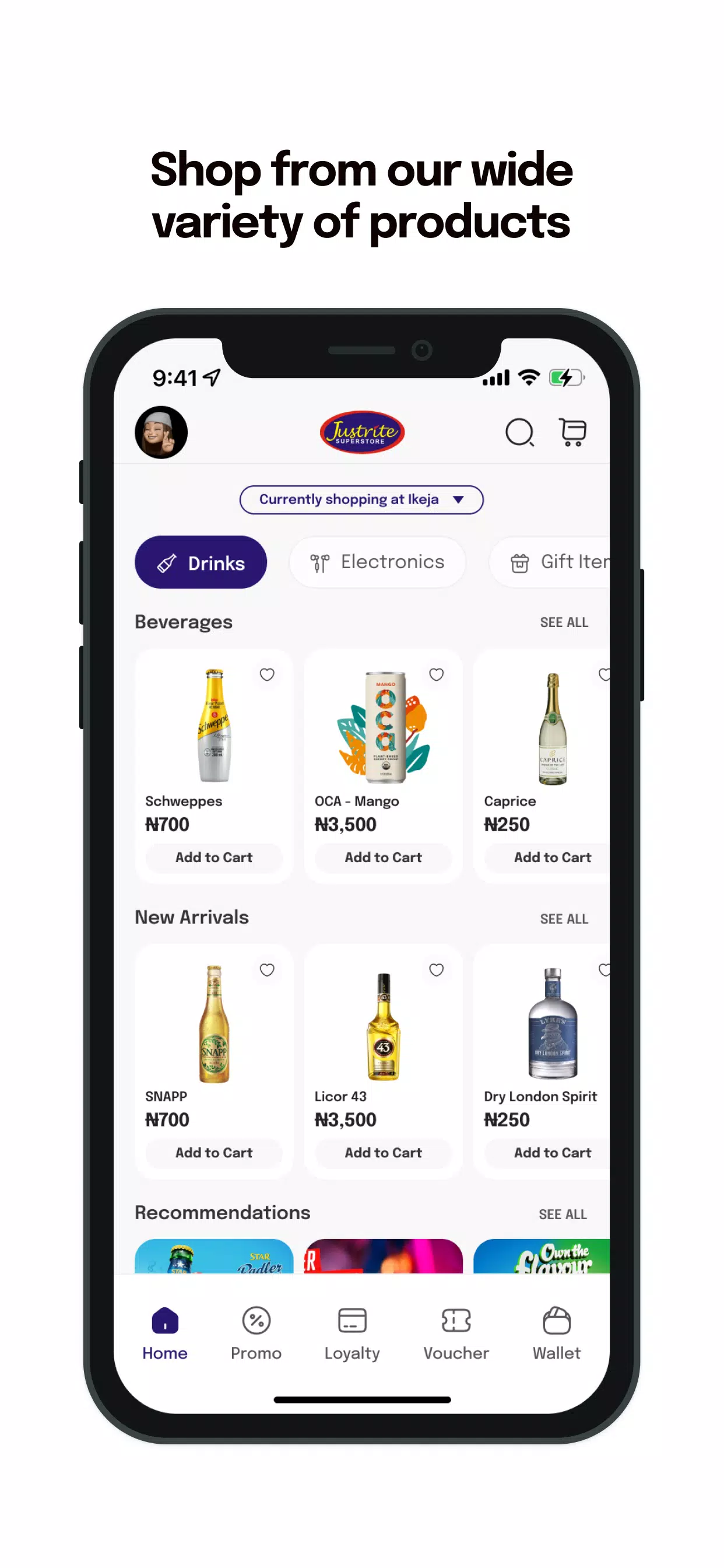Justrite App स्क्रीनशॉट