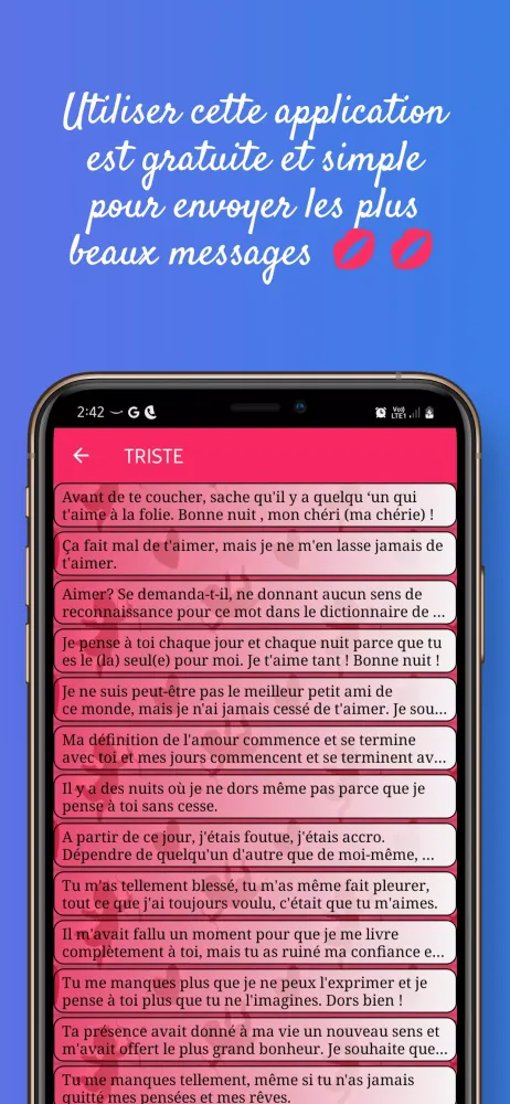 Citations de Cœur Brisé Images Screenshots