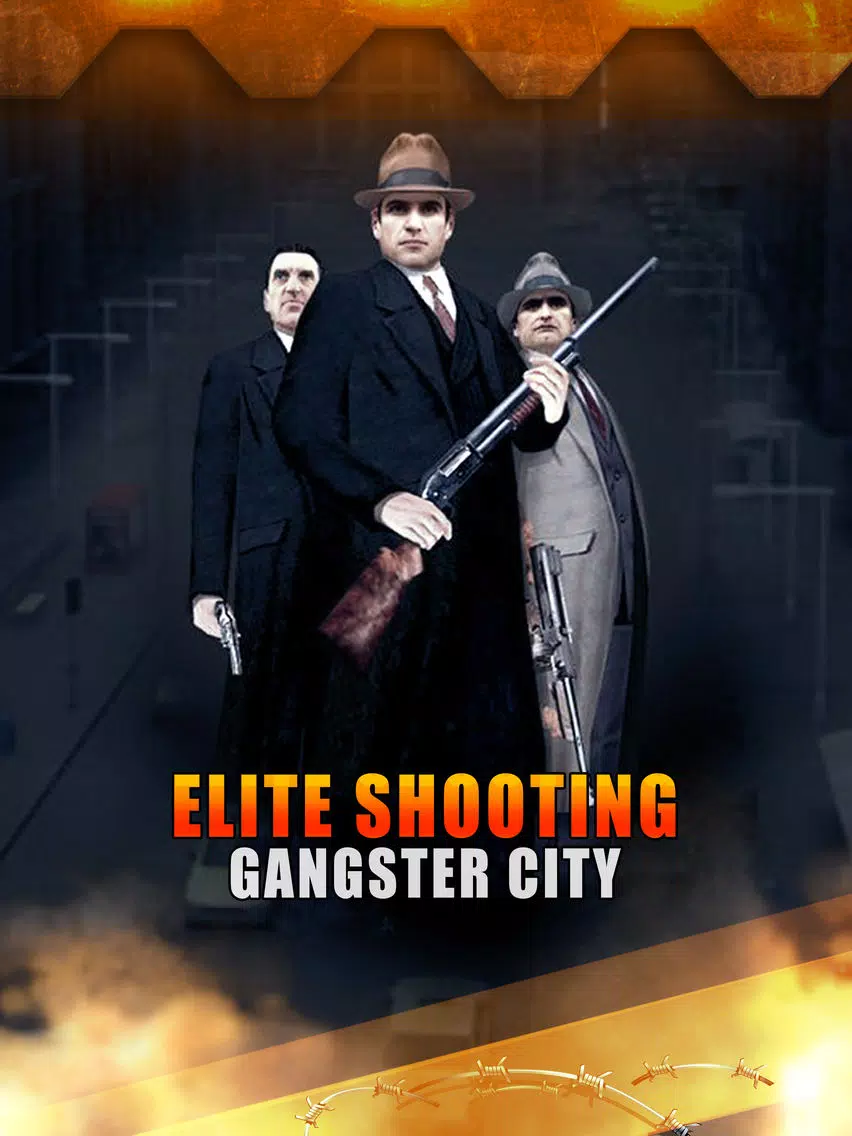 Capturas de tela do Elite Shooting Gangster City 3D - Crime Defense Mafia War Free iPad 