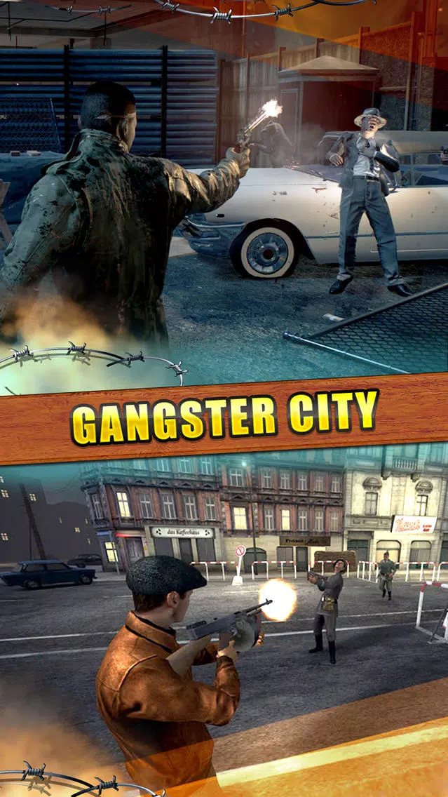 Capturas de tela do Elite Shooting Gangster City 3D - Crime Defense Mafia War Free