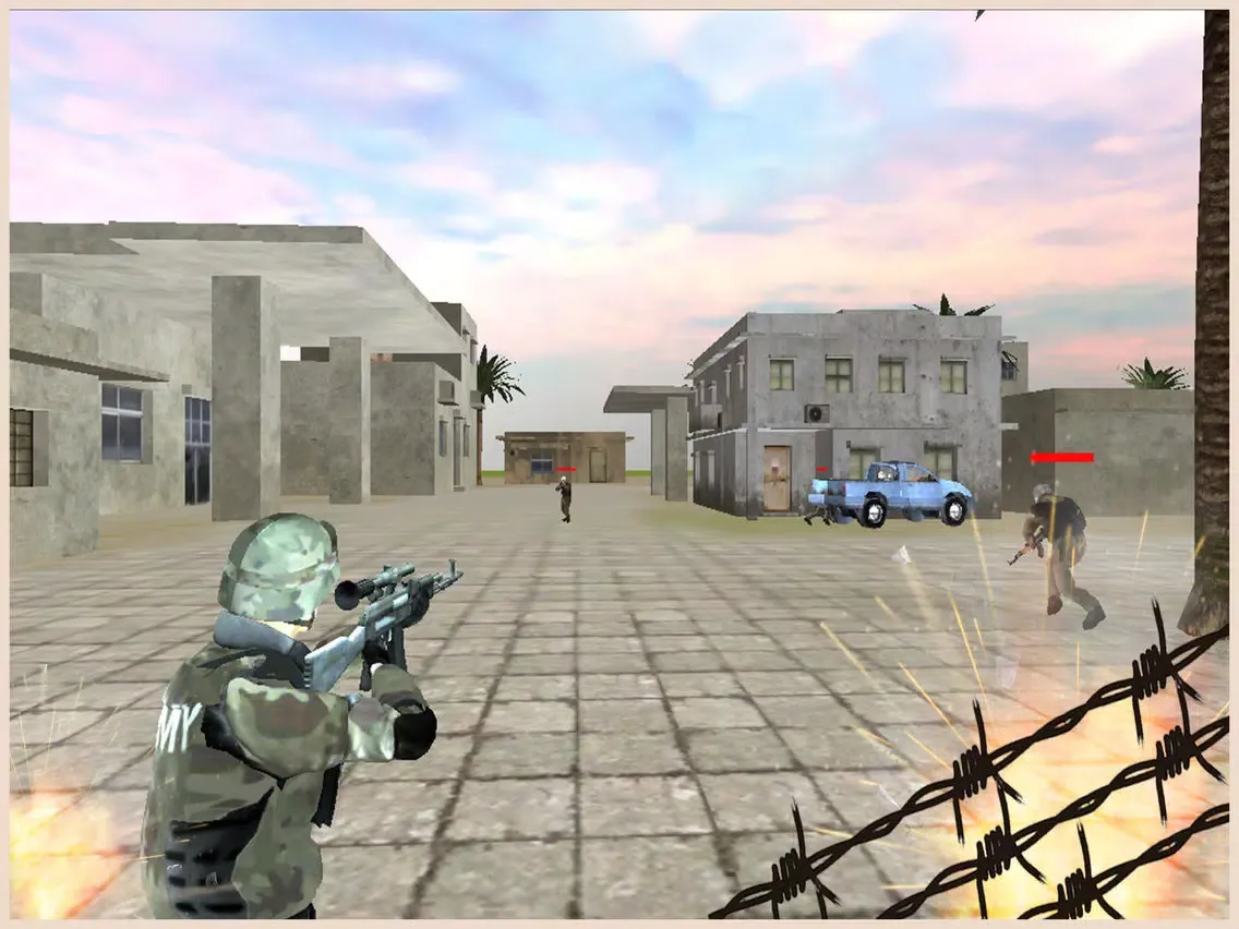 Frontline Commando Adventure - IGI Desert Storm iPad  Screenshots