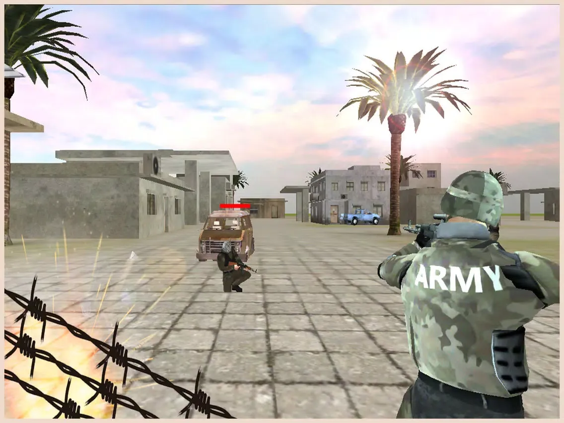 Frontline Commando Adventure - IGI Desert Storm iPad  Screenshots