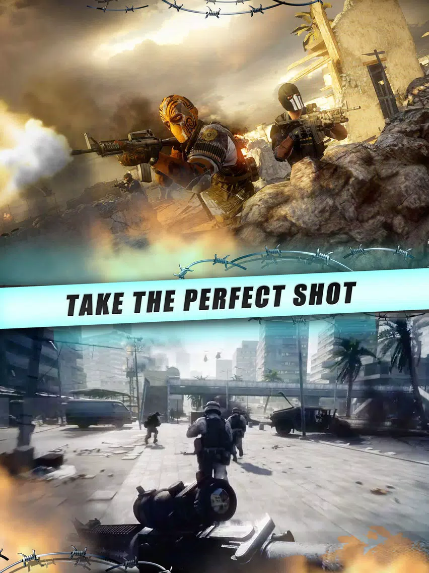 Sniper Shooting Gangster City - Last Civil War Survival iPad  Screenshots