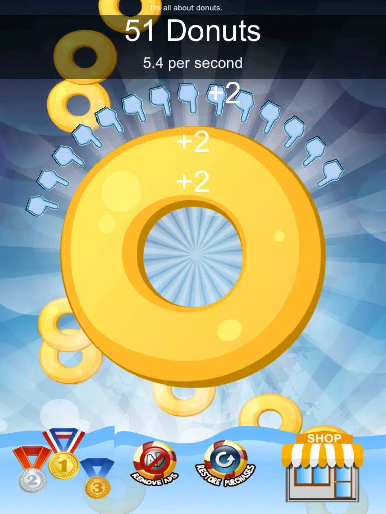 Donut Clickers: Pop Cake Donuts iPad Screenshots