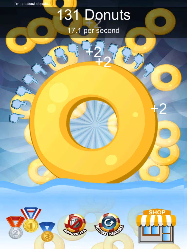 Donut Clickers: Pop Cake Donuts iPad Screenshots