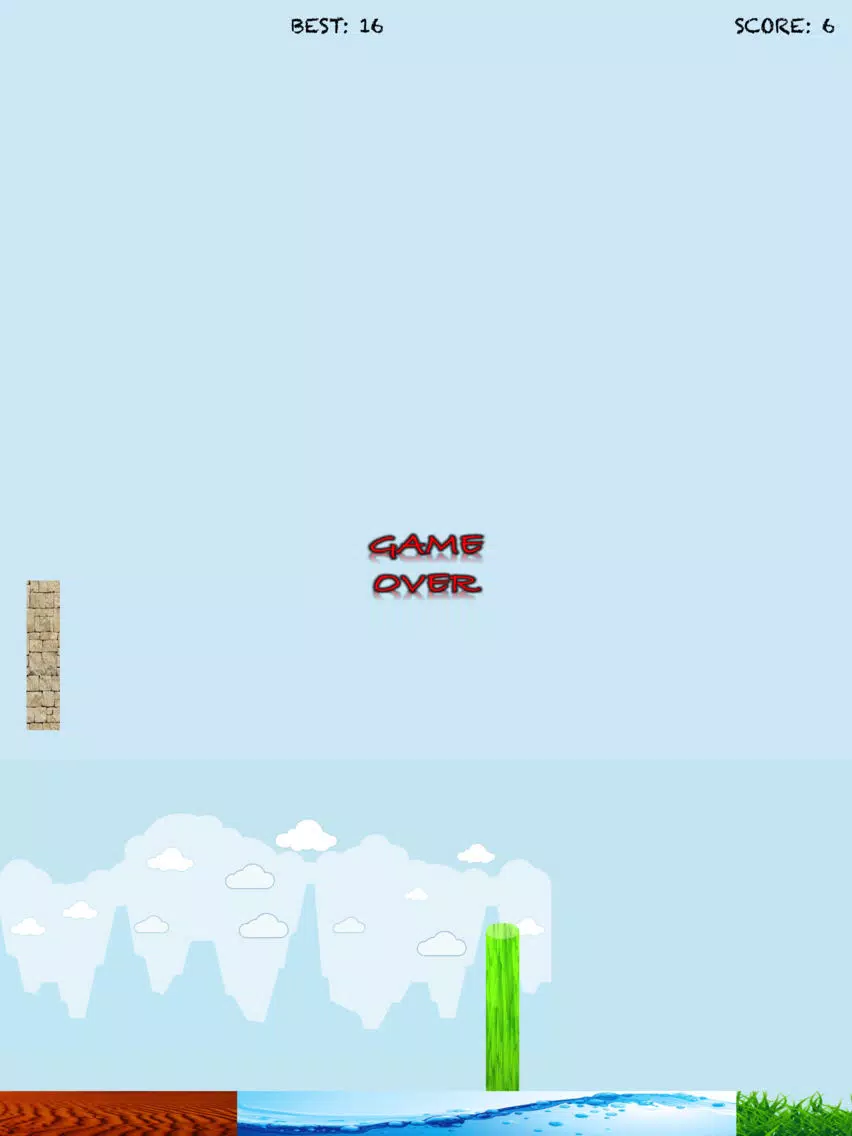 ภาพหน้าจอของ Flappy Drone: Crash Plane Flying Sky Racing Game iPad 