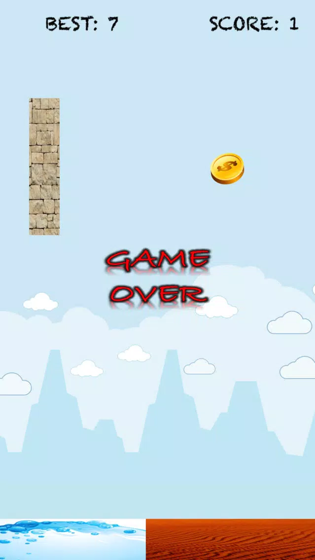 ภาพหน้าจอของ Flappy Drone: Crash Plane Flying Sky Racing Game