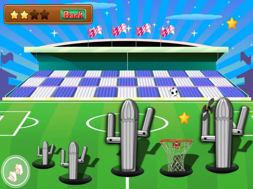 A Soccer Physics Bubble Game FREE - Fun Fizz Goal Escape iPad Screenshots